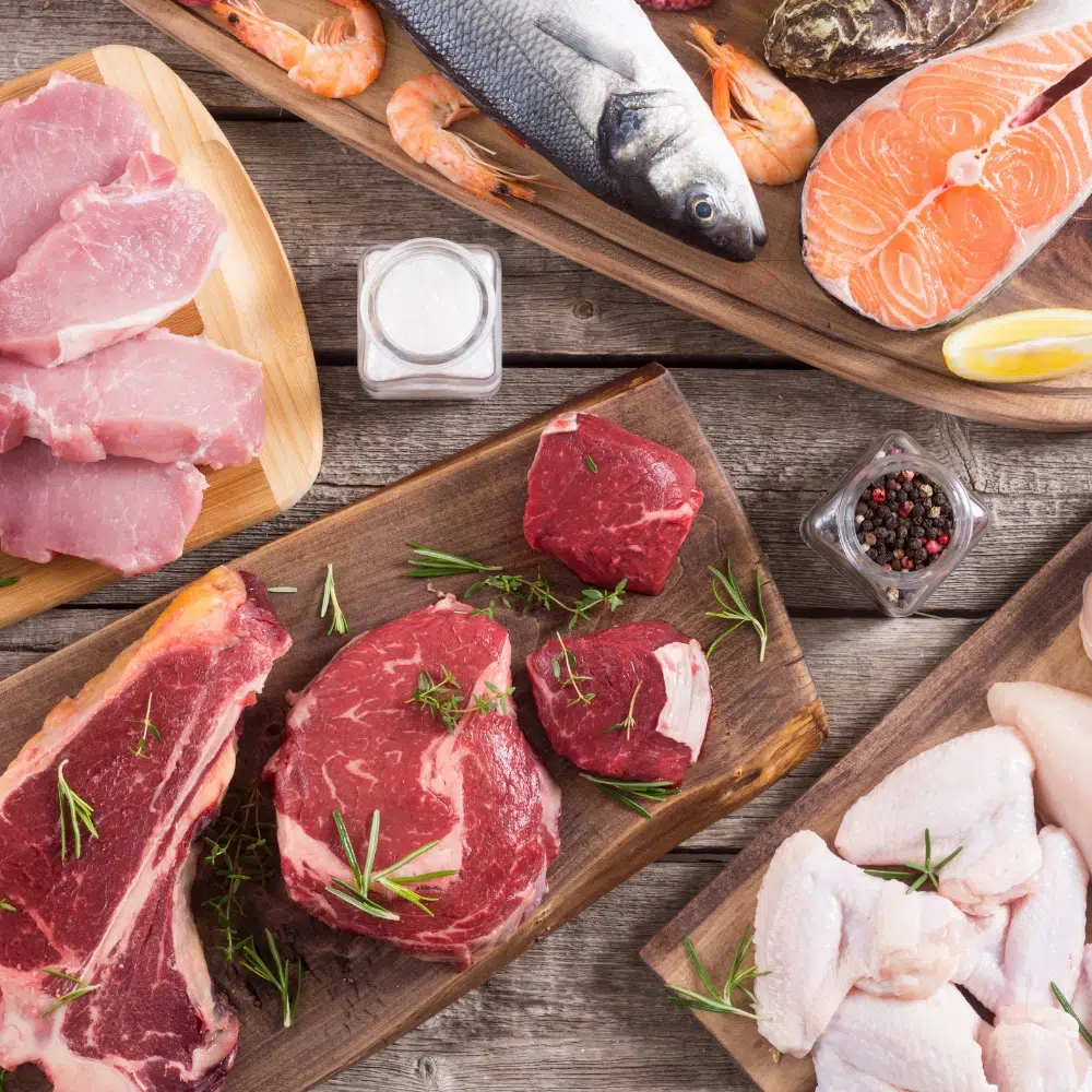 Riboflavin-rich foods like eggs and chicken